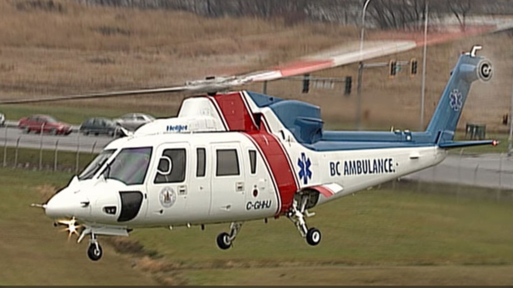 1 injured in helicopter crash on Vancouver Island
