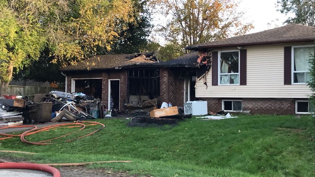 Bahan rokok yang dibuang dengan buruk menyebabkan kebakaran rumah Alliston yang menumbangkan dua keluarga