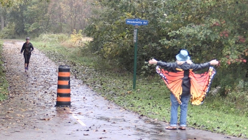 Relay to protect Monarch butterflies treks through London