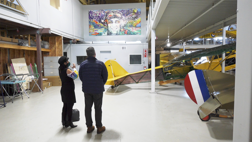 Museum Penerbangan Hangar di Calgary memberikan penghormatan kepada Jack Hilton, salah satu pelopor penerbangan Calgary