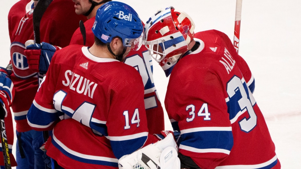 Pemenang power-play Suzuki membantu Montreal Canadiens menang 4-2 atas Calgary Flames