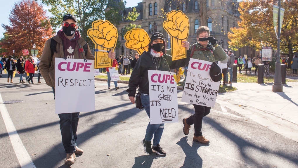 CUPE mengatakan pemadaman media terjadi dalam perselisihan perburuhan New Brunswick