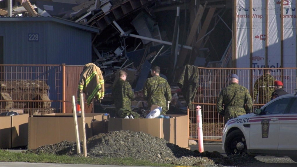 Injury count rises to 22 after explosion at B.C. military base