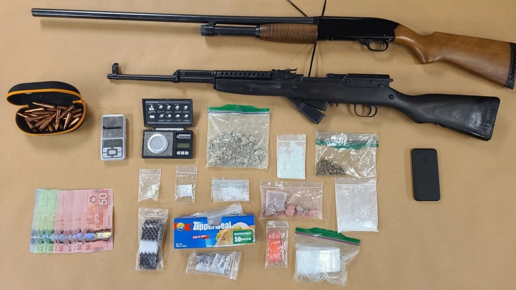 London man charged after drugs, guns and ammunition seized