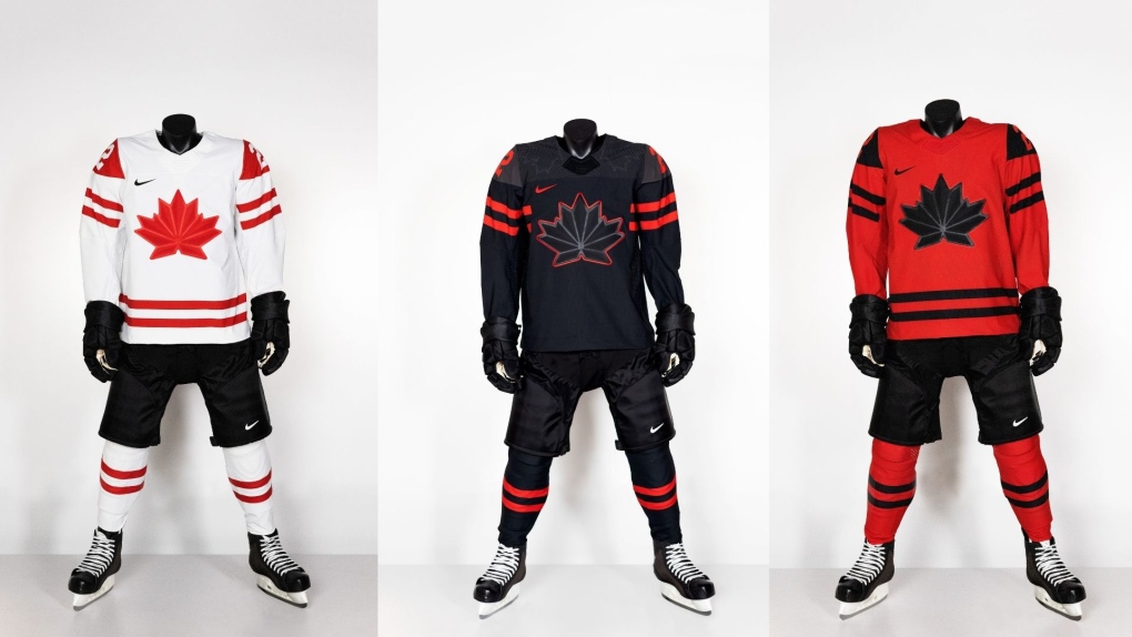 Men's White International Hockey Team Canada IIHF 2022 Replica Olympics  Jersey