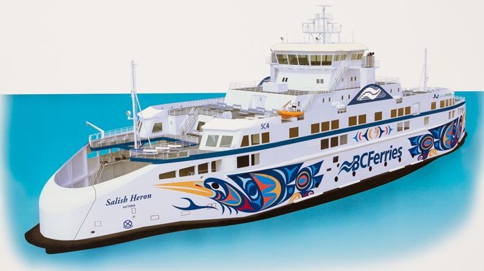 BC Ferries unveils Coast Salish art for newest vessel