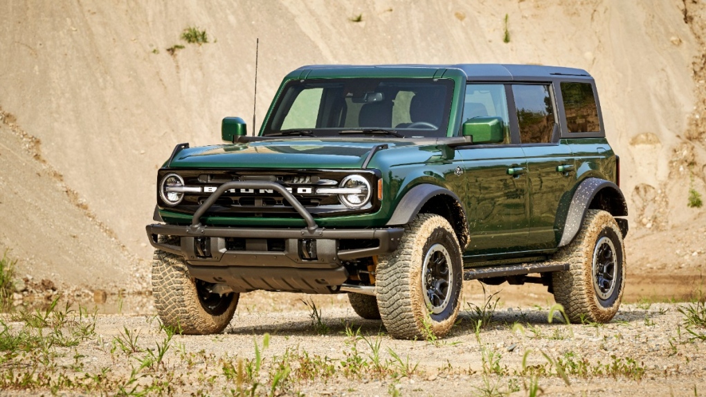 The 2022 Ford Bronco. (Courtesy of Ford Motor Co. via AP) 