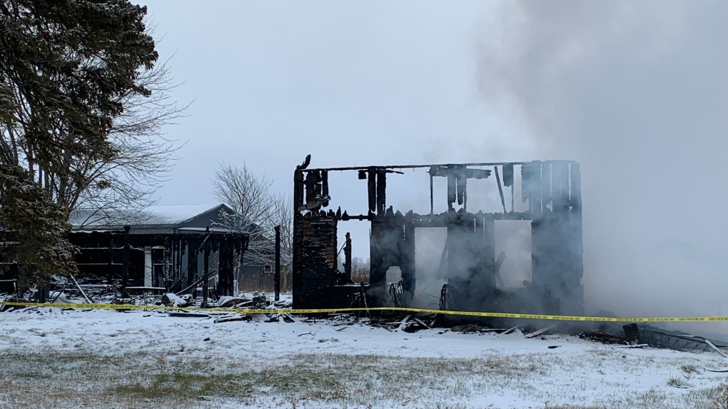 No one believed injured after fire destroys home in Southwest Middlesex