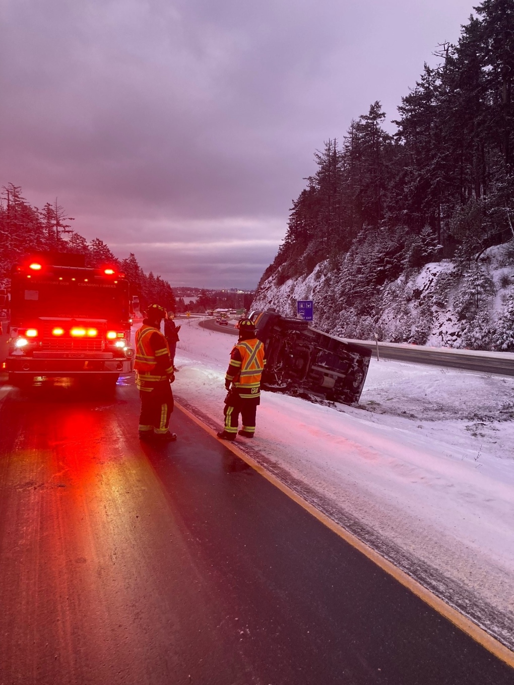Greater Victoria highway crashes prompt warning from fire department CTV News