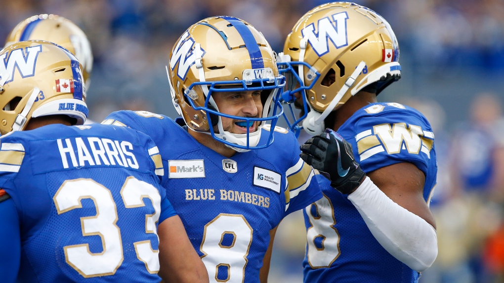 Blue Bombers to face Roughriders in today's Western Final