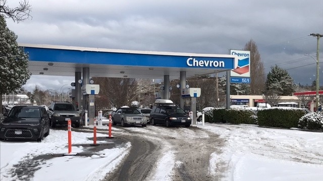 Gas prices spike 12 cents at some Greater Victoria gas stations