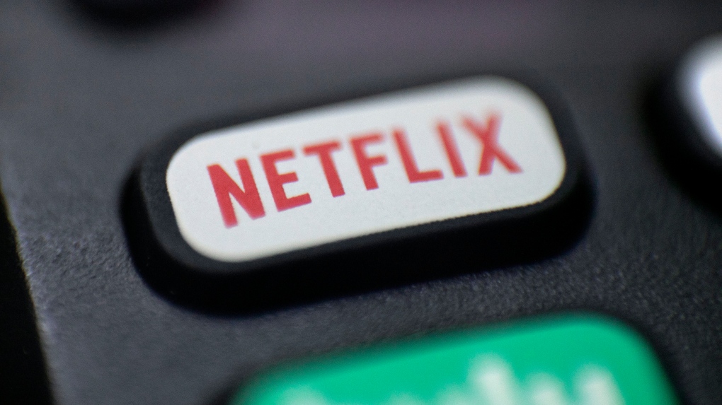 This Aug. 13, 2020 file photo shows a logo for Netflix on a remote control in Portland, Ore. (AP Photo/Jenny Kane, File) 