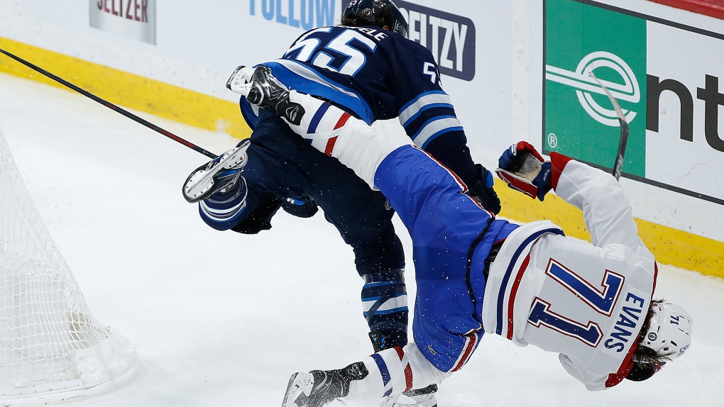 Jets' Scheifele suspended four games for hit on Montreal's Jake