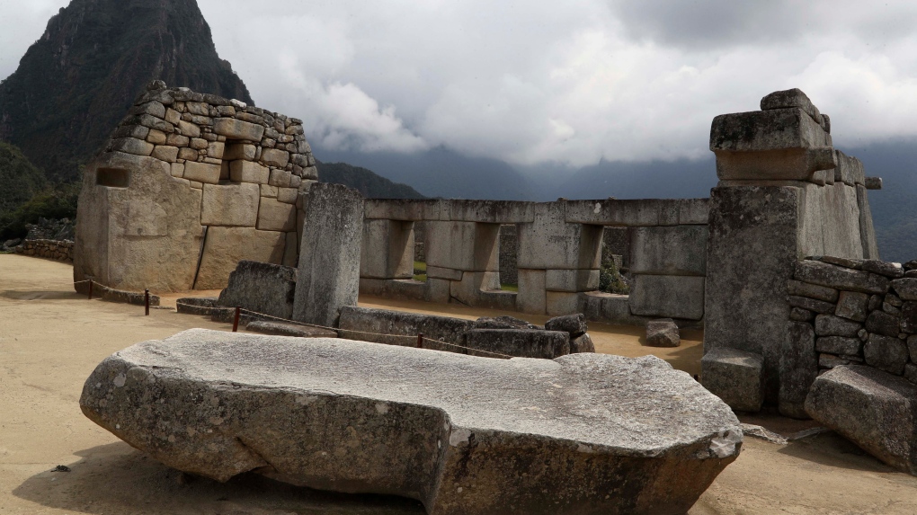 The Machu Picchu archeological site is devoid of tourists while it's closed amid the COVID-19 pandemic, in the department of Cusco, Peru, Tuesday, Oct. 27, 2020. (AP Photo/Martin Mejia) 