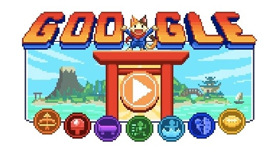 Google doodle goes to the Olympics with a 16-bit interactive game