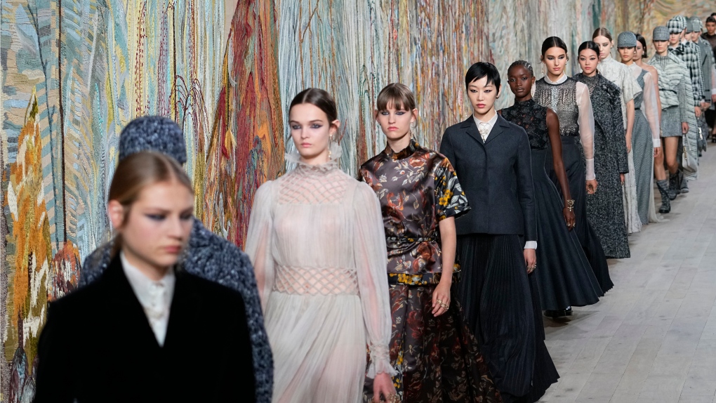 Dior returns to the real-world runway with textured show | CTV News