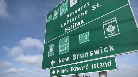 Orde baru melarang blokade perbatasan jalan raya di Nova Scotia