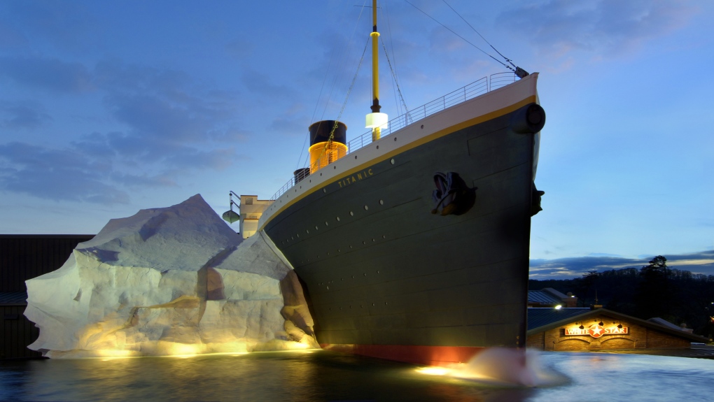 Iceberg wall collapse at interactive Titanic museum injures three people |  CTV News