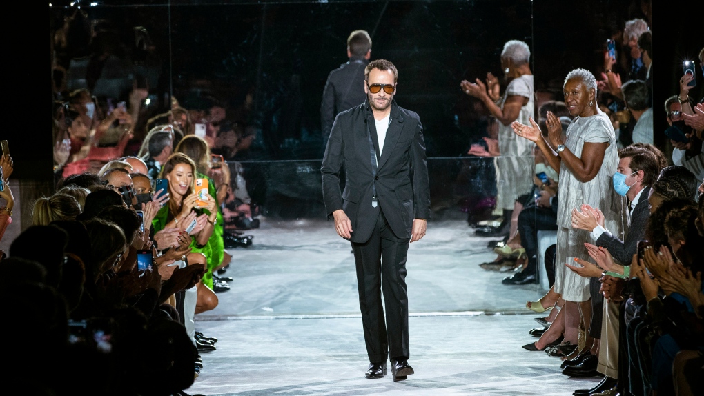 Tom Ford wraps N.Y. Week with a show of disco glam | CTV News