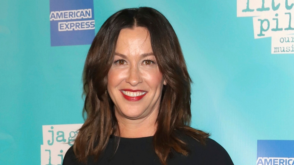 Alanis Morissette attends the "Jagged Little Pill" Broadway opening night in New York on Dec. 5, 2019.  (Photo by Greg Allen/Invision/AP, File)