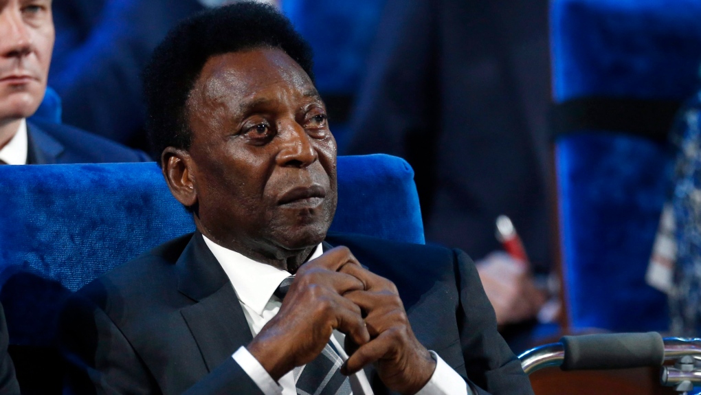 In this Dec. 1, 2017, file photo, Brazilian soccer legend Pele attends the 2018 soccer World Cup draw in the Kremlin in Moscow. (AP Photo/Alexander Zemlianichenko, File) 