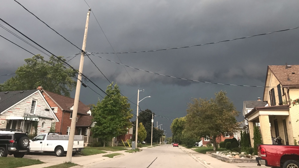 Fuertes tormentas eléctricas en el sur de Ontario