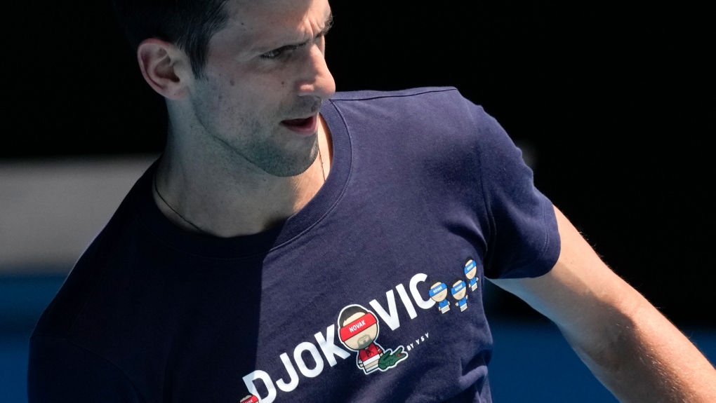 Novak Djokovic ditahan sebelum sidang