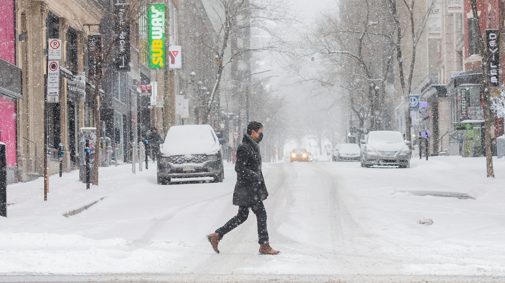 Snowing in Montreal, flooding in Quebec City as winter weather