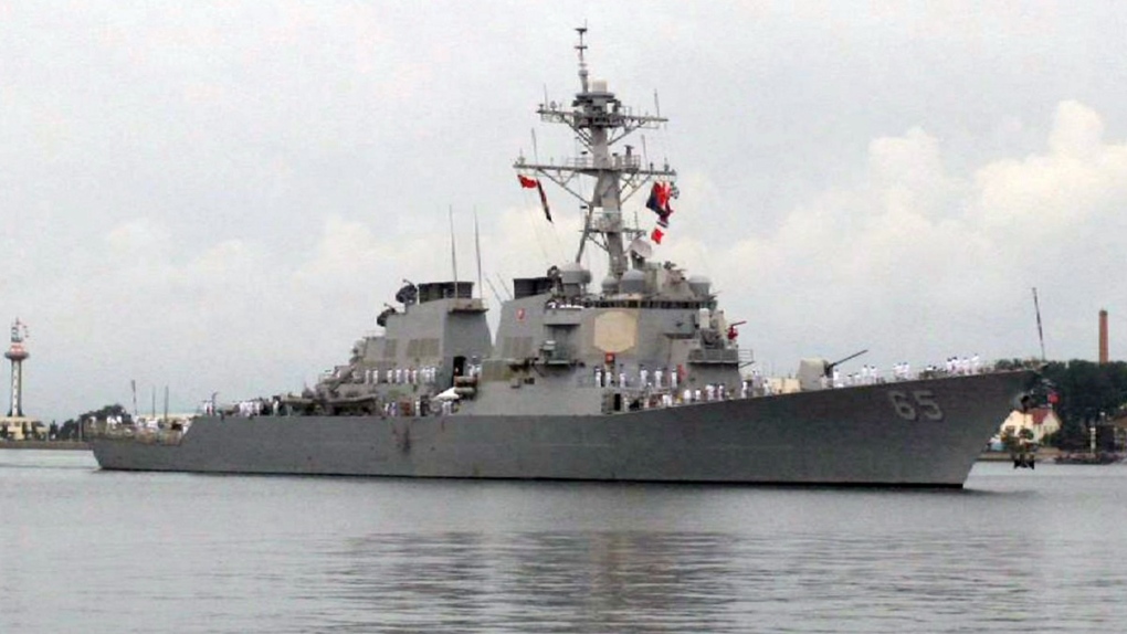 China says it warned away U.S. warship in South China Sea, U.S. denies |  CTV News