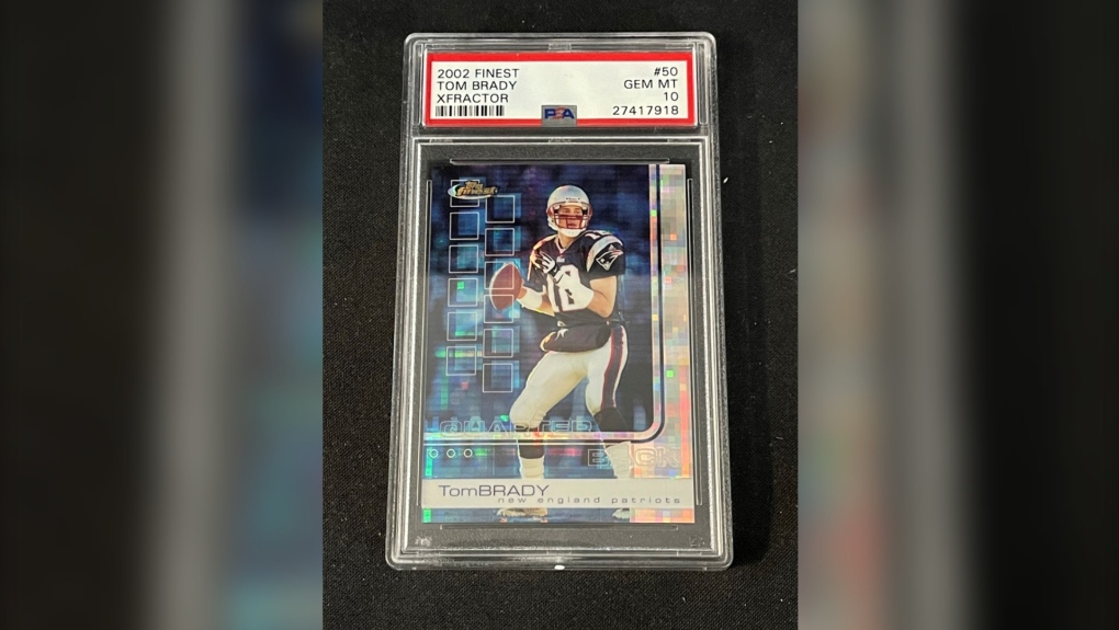 Rare Tom Brady card from 1st Super Bowl year to be auctioned
