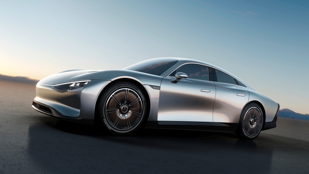 Konsep kendaraan listrik Mercedes untuk mencapai jangkauan 1.000 km