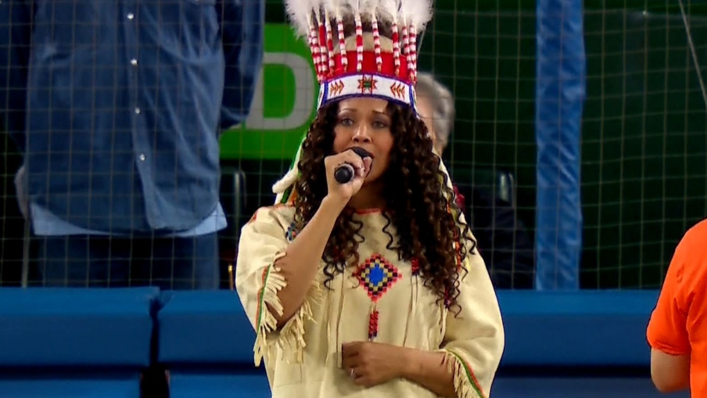 It's priceless': Indigenous teen sings O Canada in Cree at Toronto Blue Jays  game