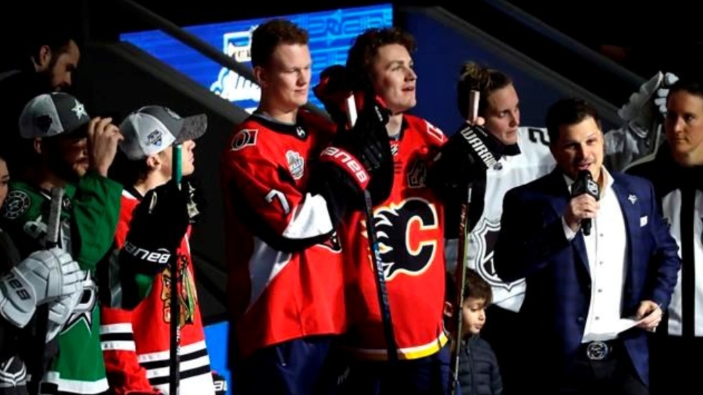 Matthew Tkachuk rates Brady Tkachuk's outfits : r/CalgaryFlames