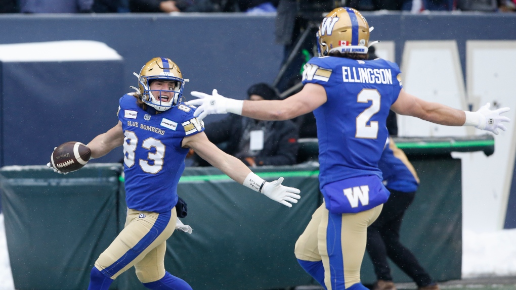 Blue Bombers advancing to third straight Grey Cup