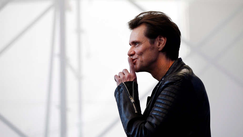 Actor Jim Carrey poses for photographers during a photo call in Venice in 2017. (AP Photo/Domenico Stinellis)