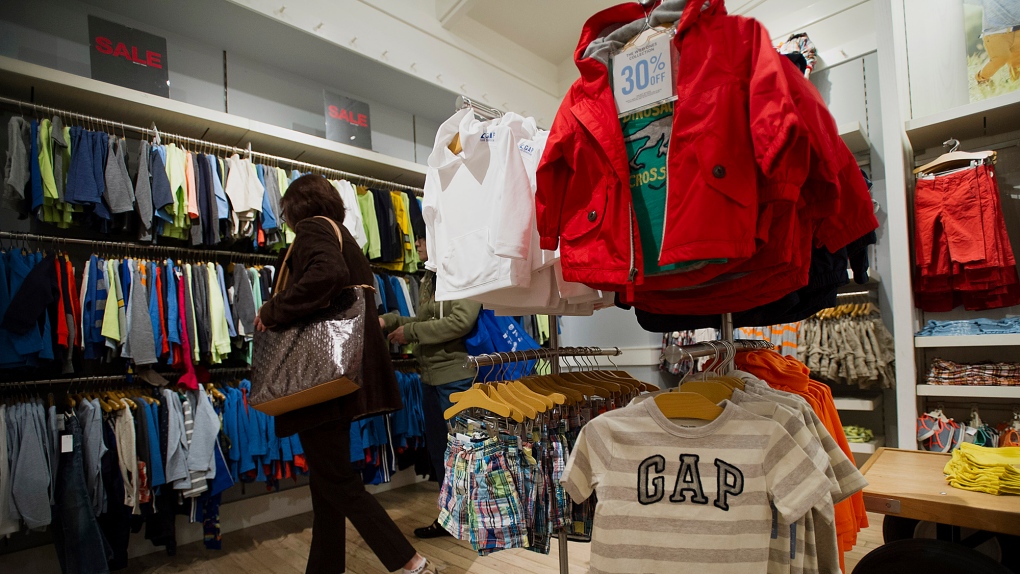 Gap, Old baby clothes sales sign of financial distress | CTV News
