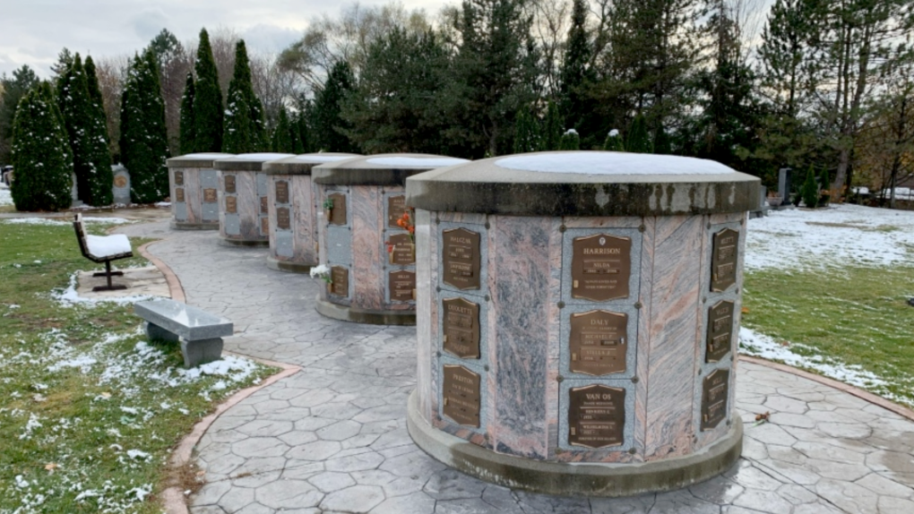 Sentimental plaques, vases stolen from London’s St. Peter’s Cemetery