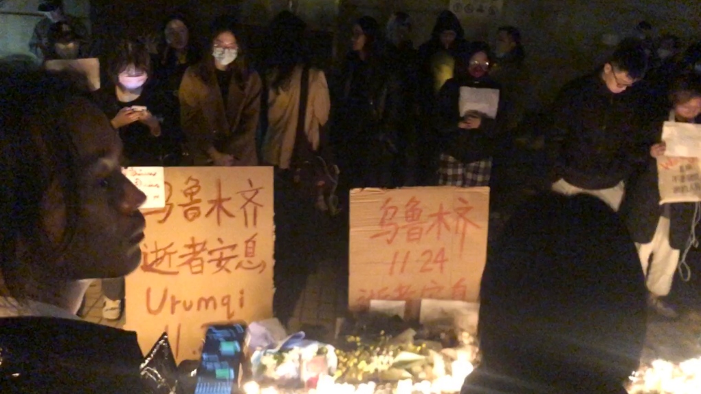 More anti-COVID protests in China triggered by deadly fire | CTV News
