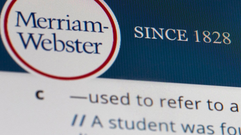 Merriam-Webster.com is displayed on a computer screen on Friday, Dec. 6, 2019, in New York. (AP Photo/Jenny Kane, File)