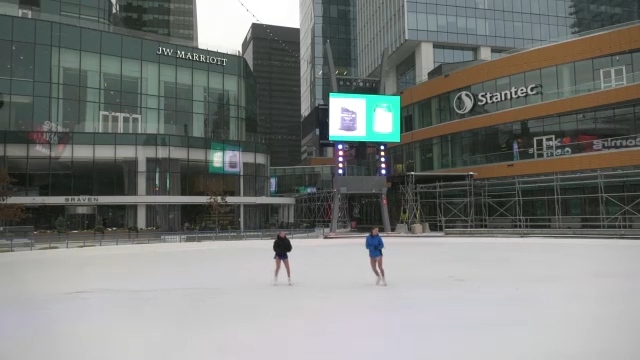 Ice District skating rink opens for the season