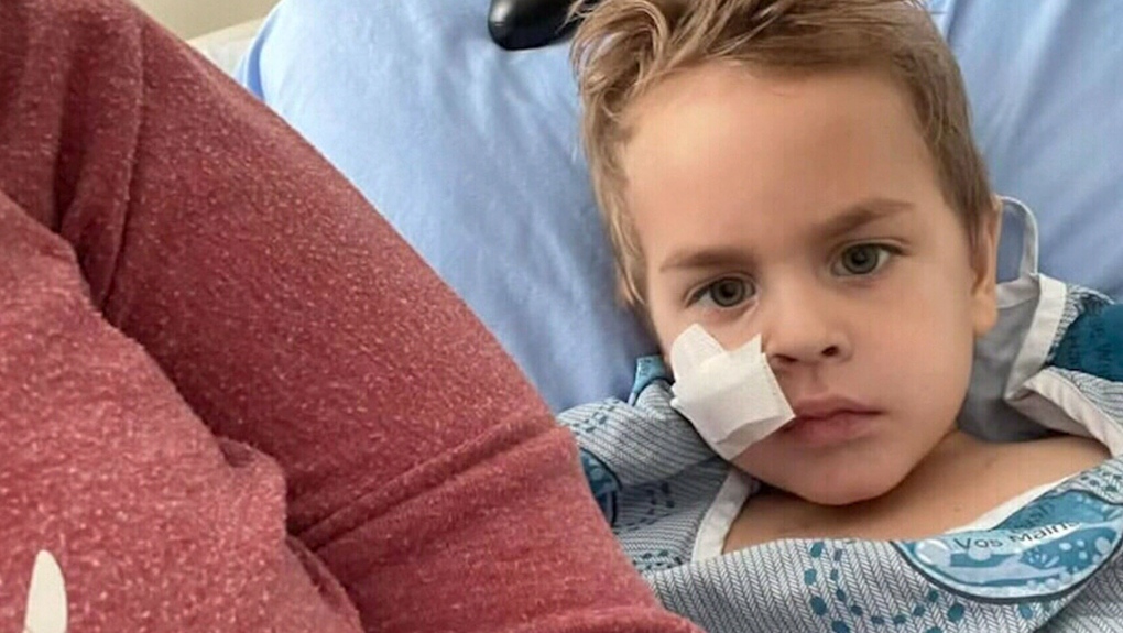 Sick Ontario preschooler airlifted 350 km from home due to full local hospital