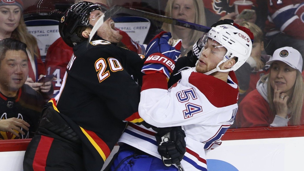 Monahan returns with Canadiens; Flames lose 2-1