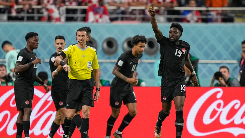 Alphonso Davies named Canada Soccer player of the year after scoring at World Cup