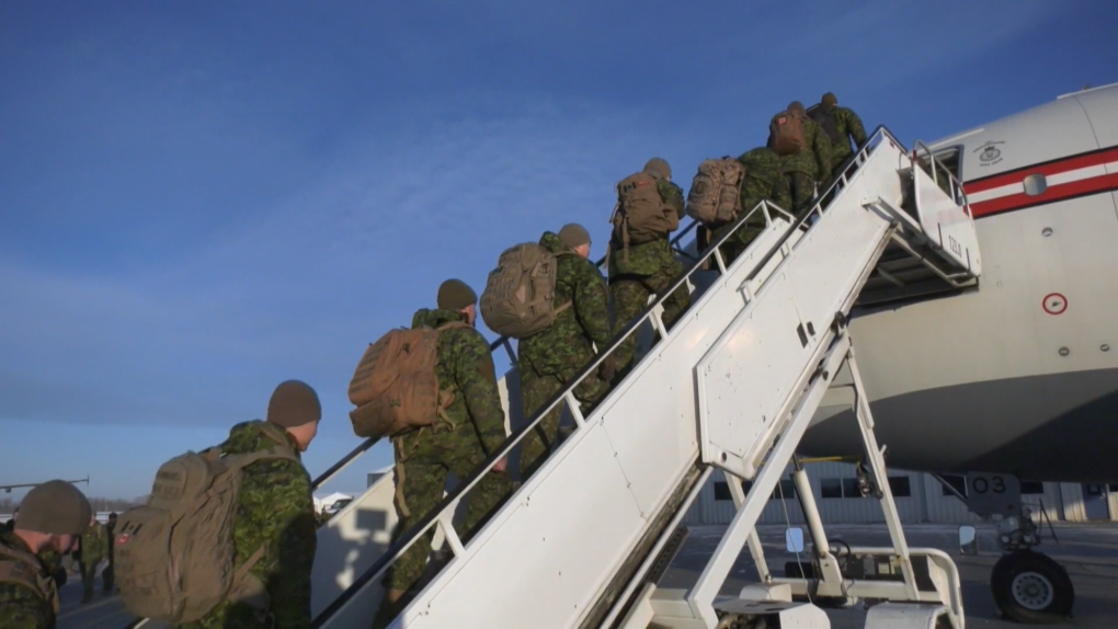 Edmontonas karavīri brauc uz Latviju
