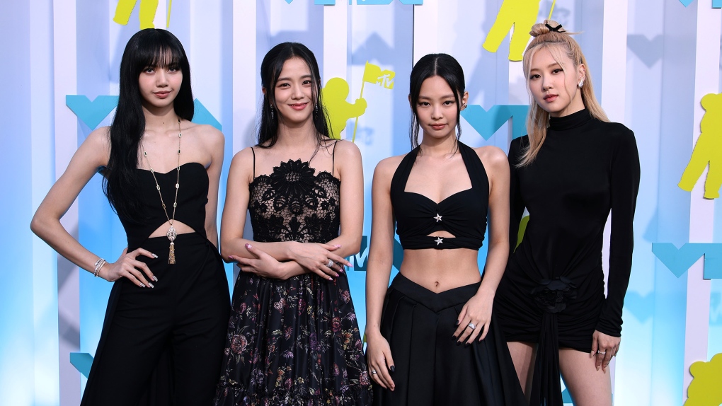 Global pop sensation Blackpink have been chosen as Time magazine’s 2022 Entertainer of the Year, making the four-woman band the second K-pop artists to earn the title, after BTS in 2020. (Dimitrios Kambouris/Getty Images)

