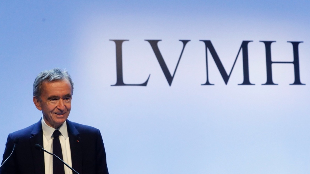 CEO of LVMH Bernard Arnault in Paris, on Jan. 28, 2020. (Thibault Camus / AP) 