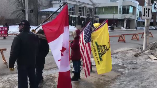 Anti Mandate Protest In Fredericton Stretches Into Third Day Ctv News