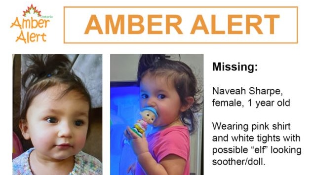 Amber Alert issued for girl last seen in Kitchener