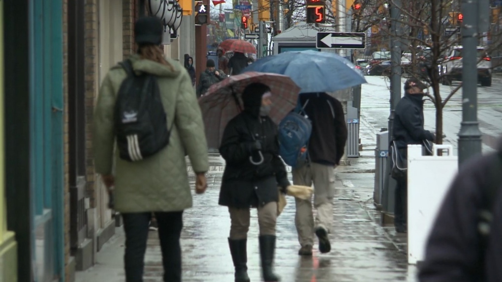 Windy, rainy Saturday with above-average temperatures