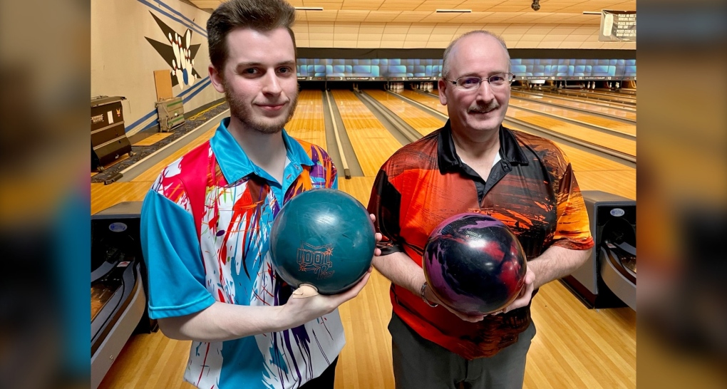 Double Strike! Father and son bowl perfect games
